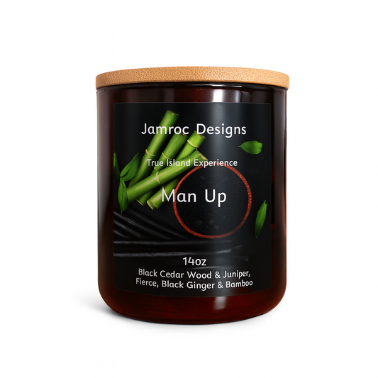 Man Up Candle