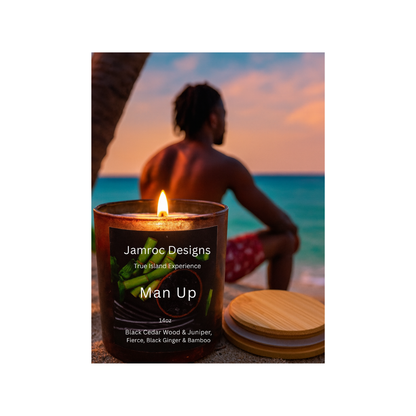 Man Up Candle