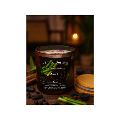 Man Up Candle